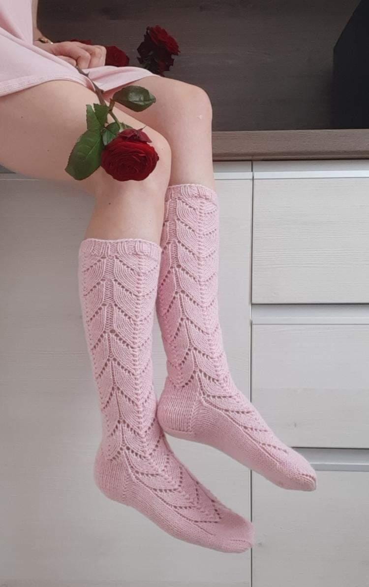 Video meistarklase - Mežģīnraksta zeķes