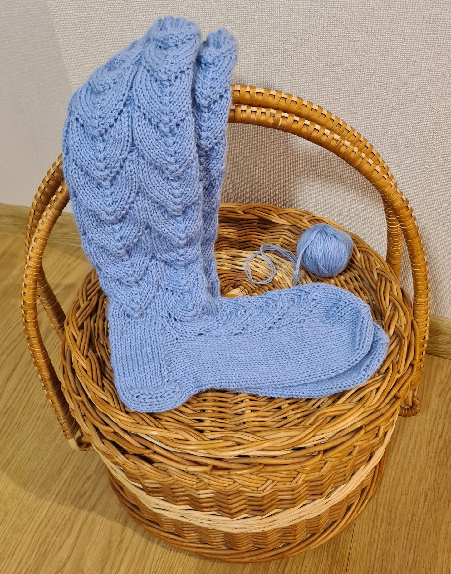 Video meistarklase - Mežģīnraksta zeķes