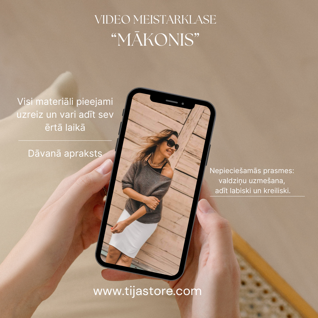 Video meistarklase "Mākonis"