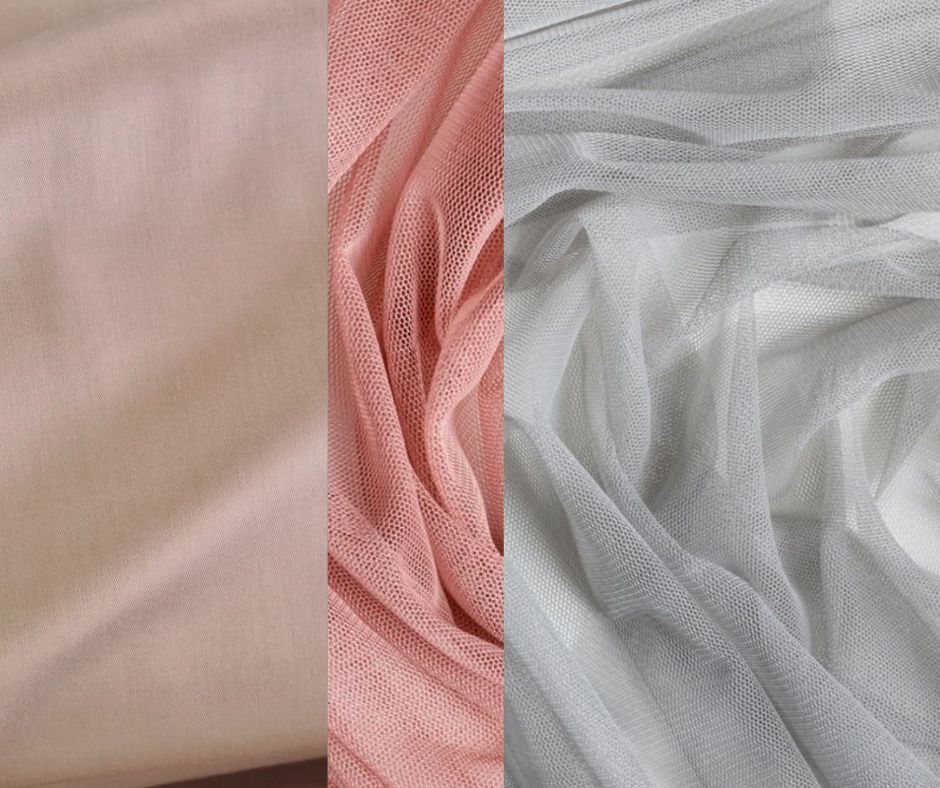 Kokvilnas satīna kleita ar tilla volāniem (pieaugušo)