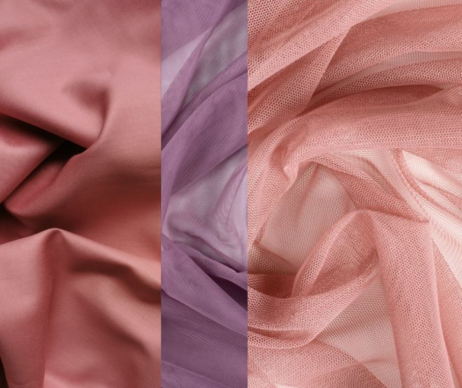 Kokvilnas satīna kleita ar krāsainiem tilla volāniem