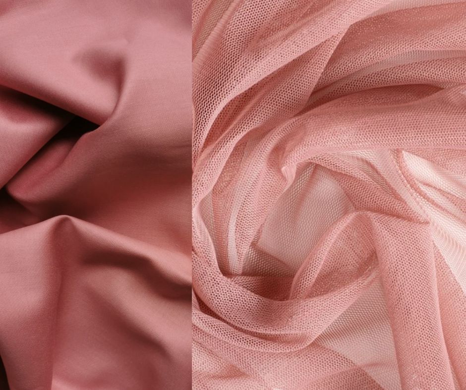 Kokvilnas satīna kleita ar tilla volāniem (pieaugušo)