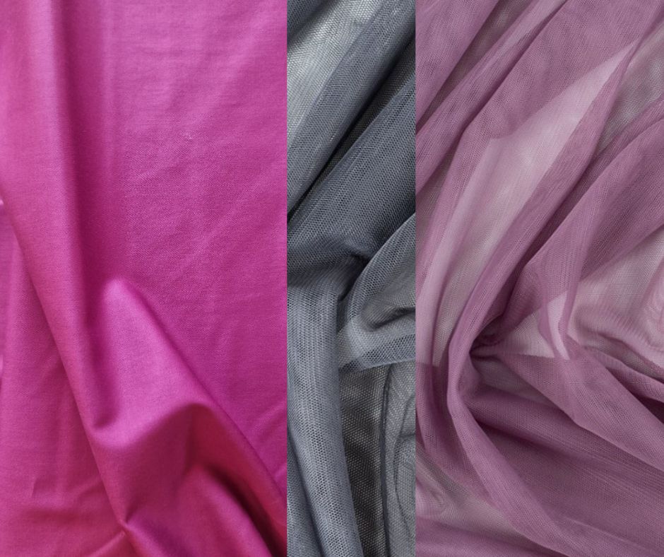 Kokvilnas satīna kleita ar krāsainiem tilla volāniem