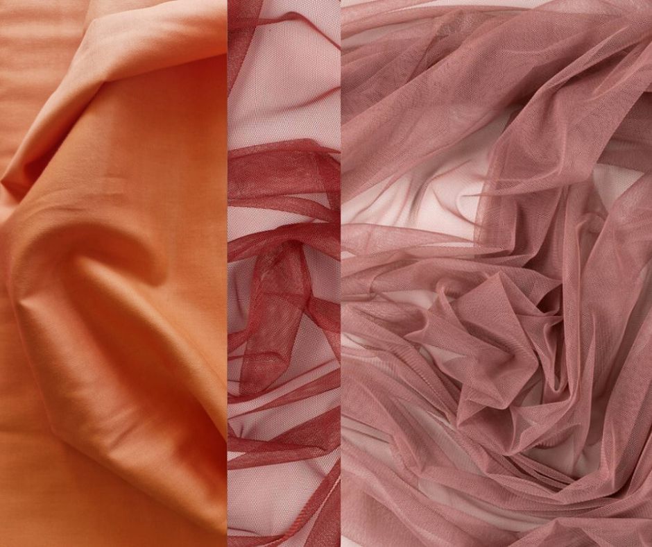 Kokvilnas satīna kleita ar krāsainiem tilla volāniem