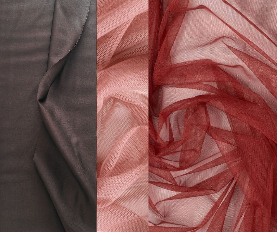 Kokvilnas satīna kleita ar krāsainiem tilla volāniem