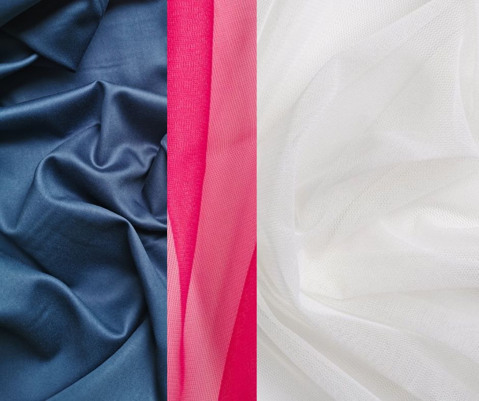 Kokvilnas satīna kleita ar tilla volāniem (pieaugušo)