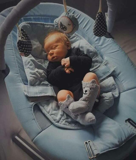 Jaundzimušo merino lāču zeķes