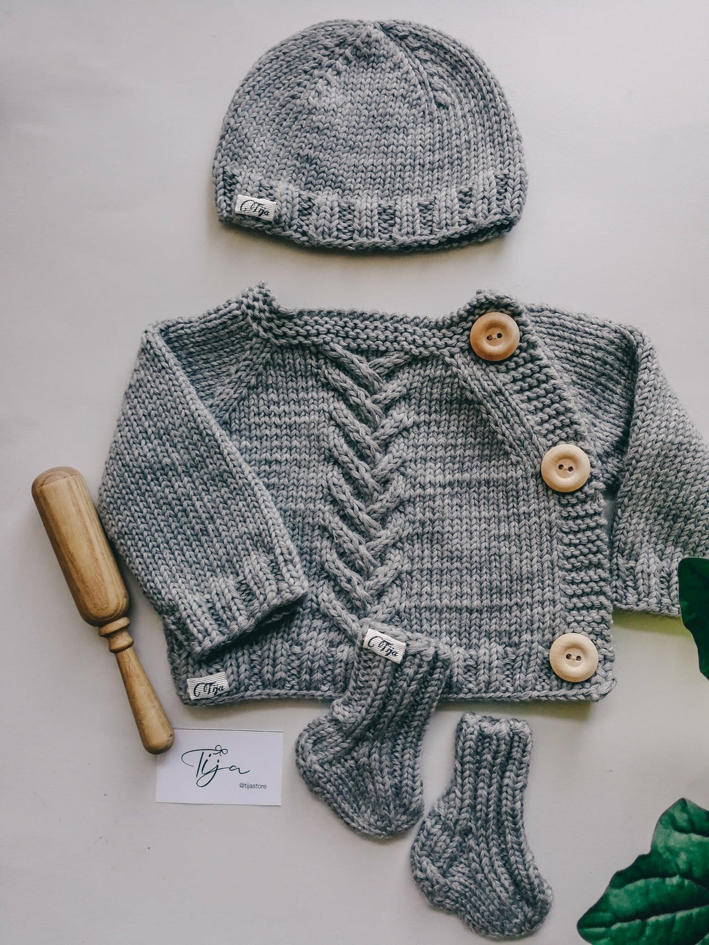 Jaundzimušo merino vilnas komplekts