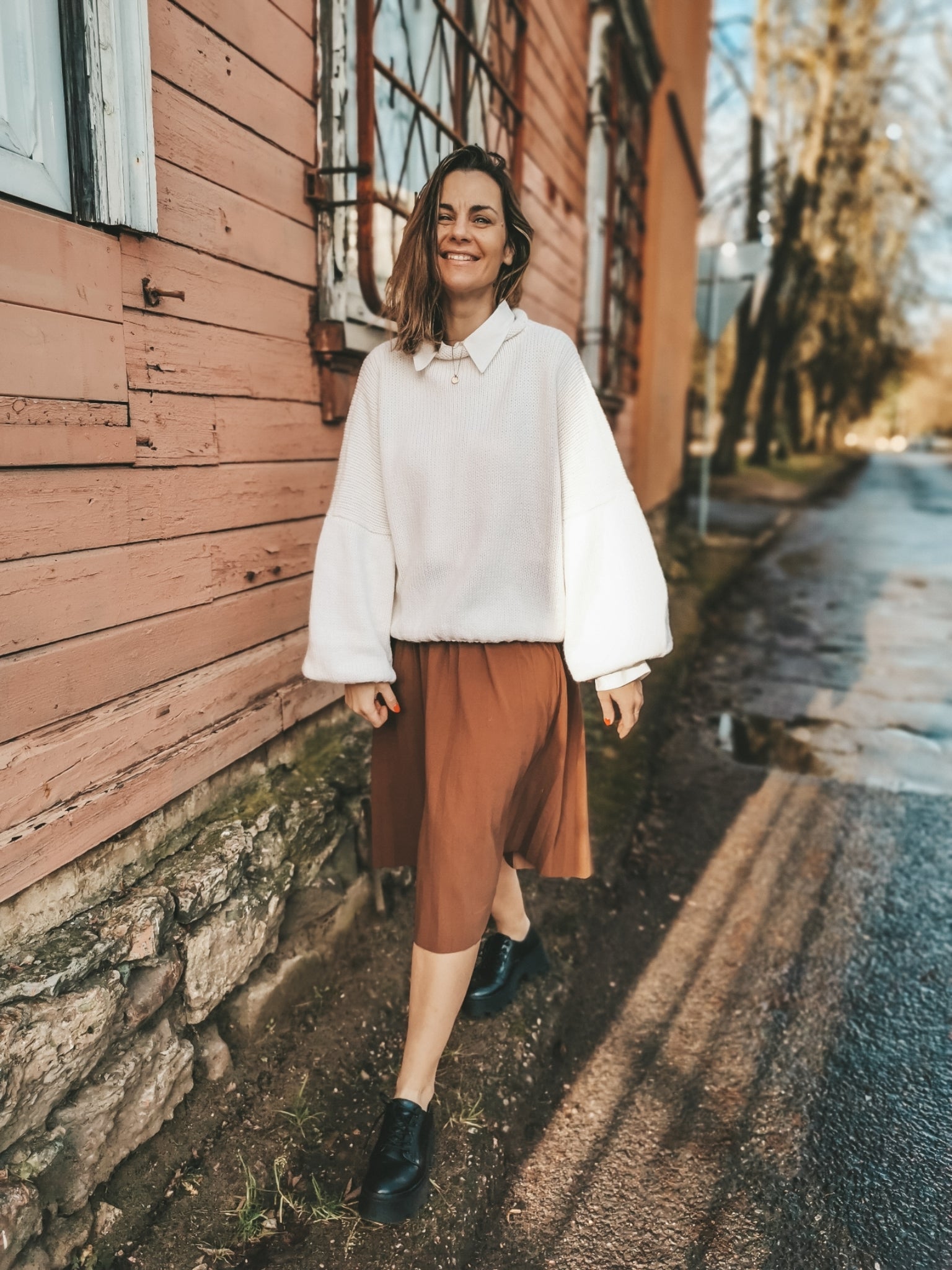 Merino oversize džemperis