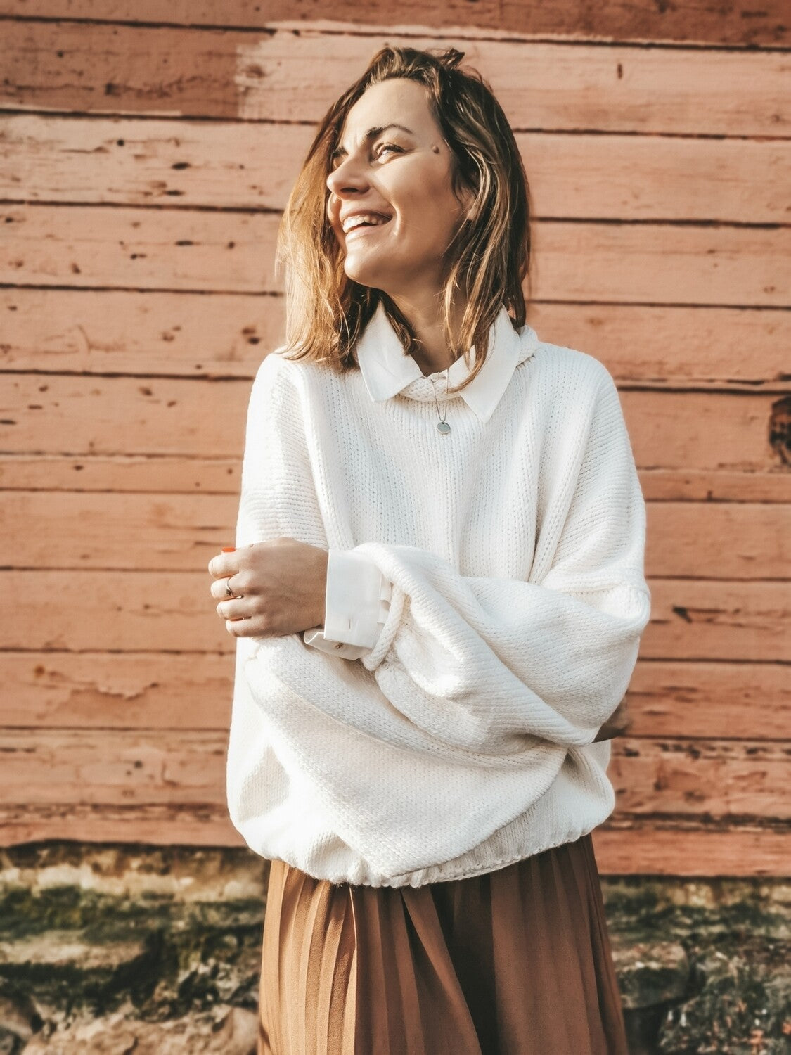 Merino oversize džemperis