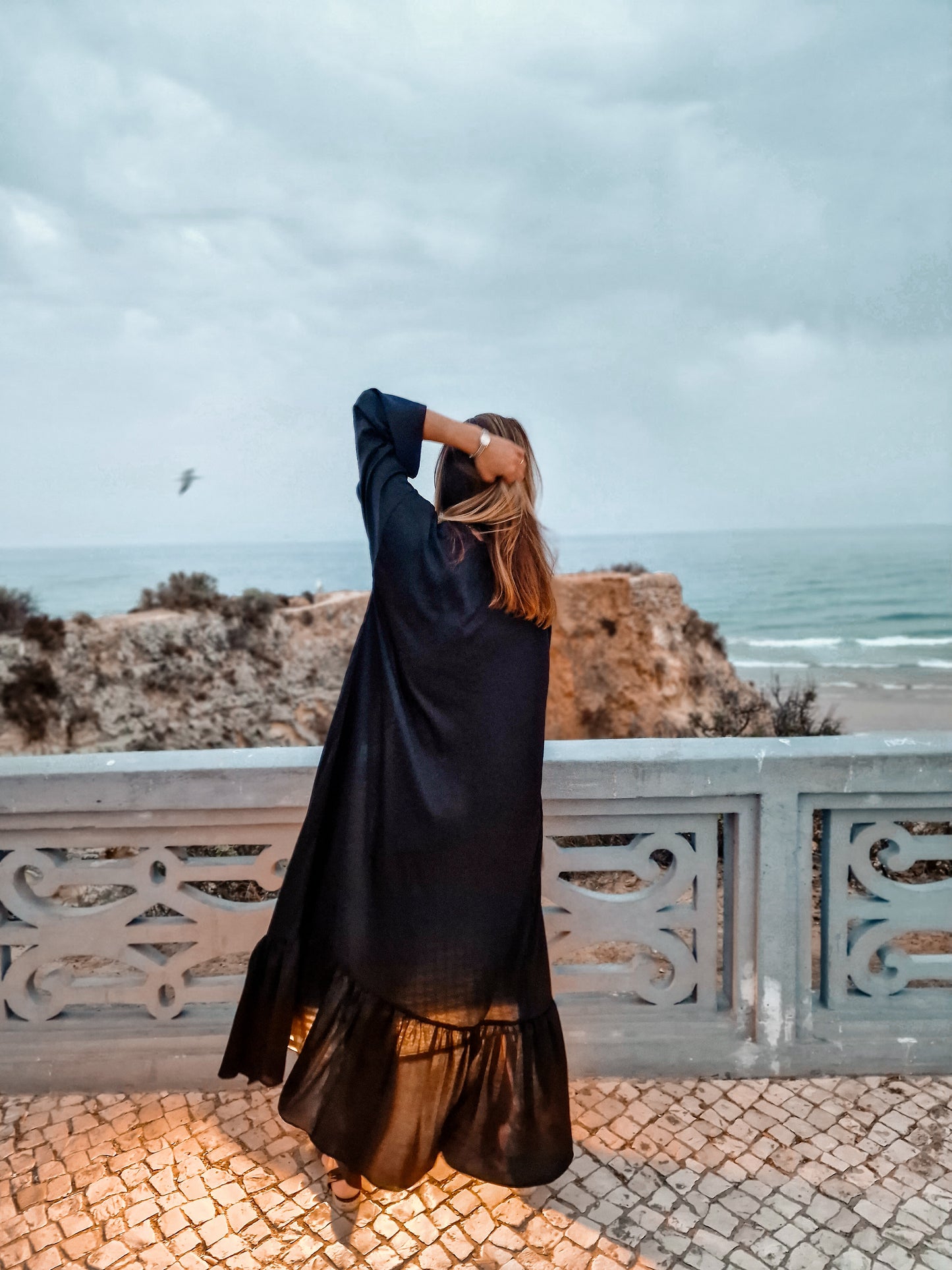 Satīna auduma kimono