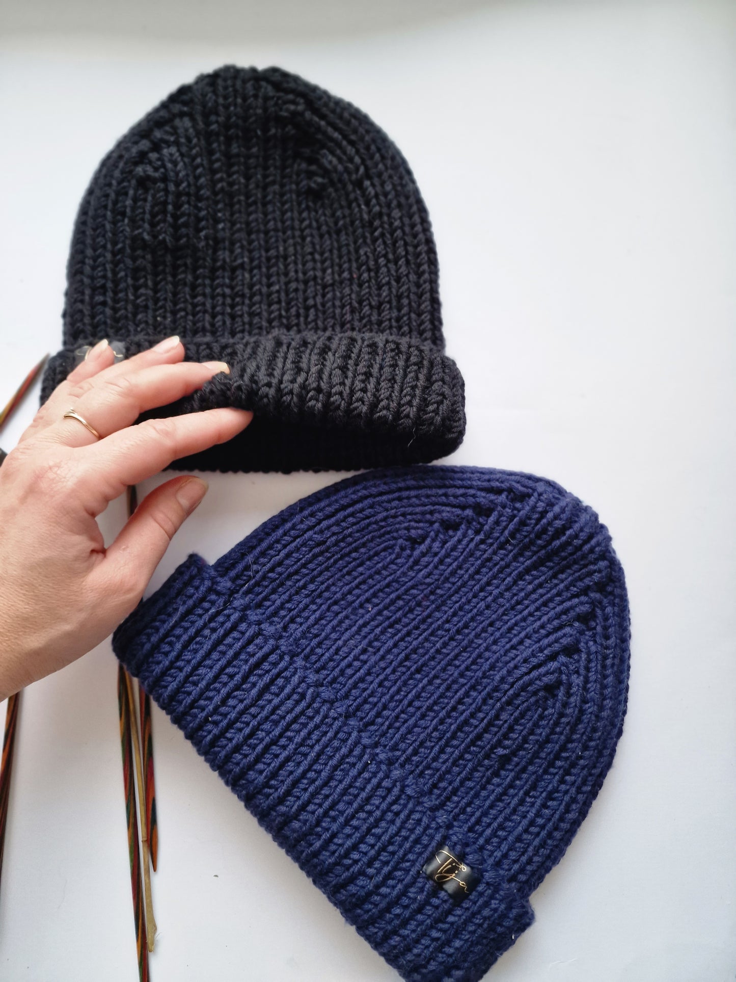 Vīriešu cepure ar dubulto atloku