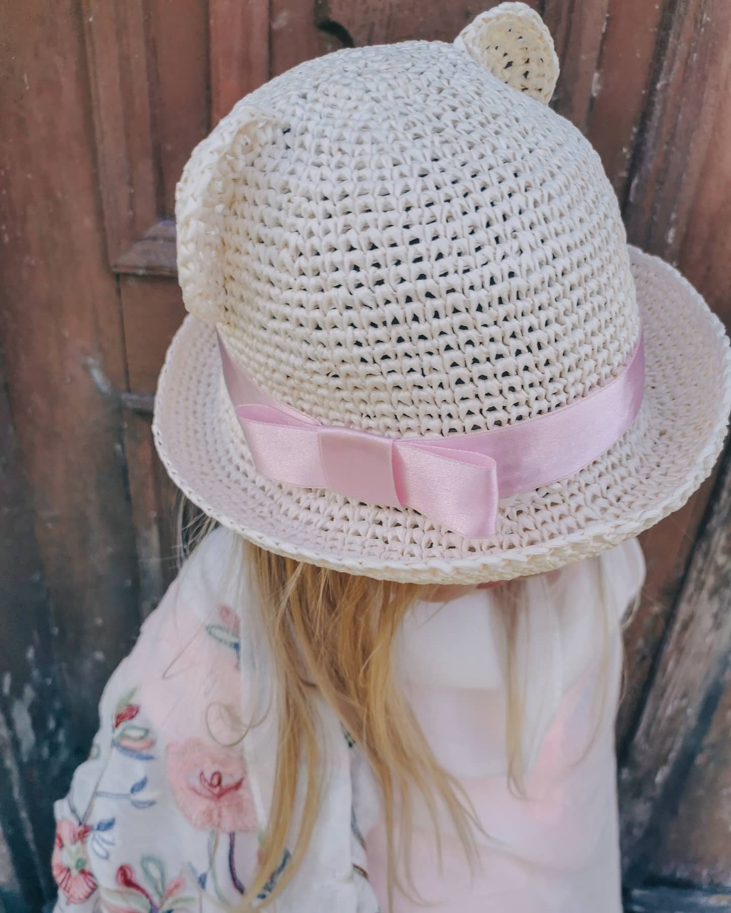 Bērnu vasaras cepure ar ausīm