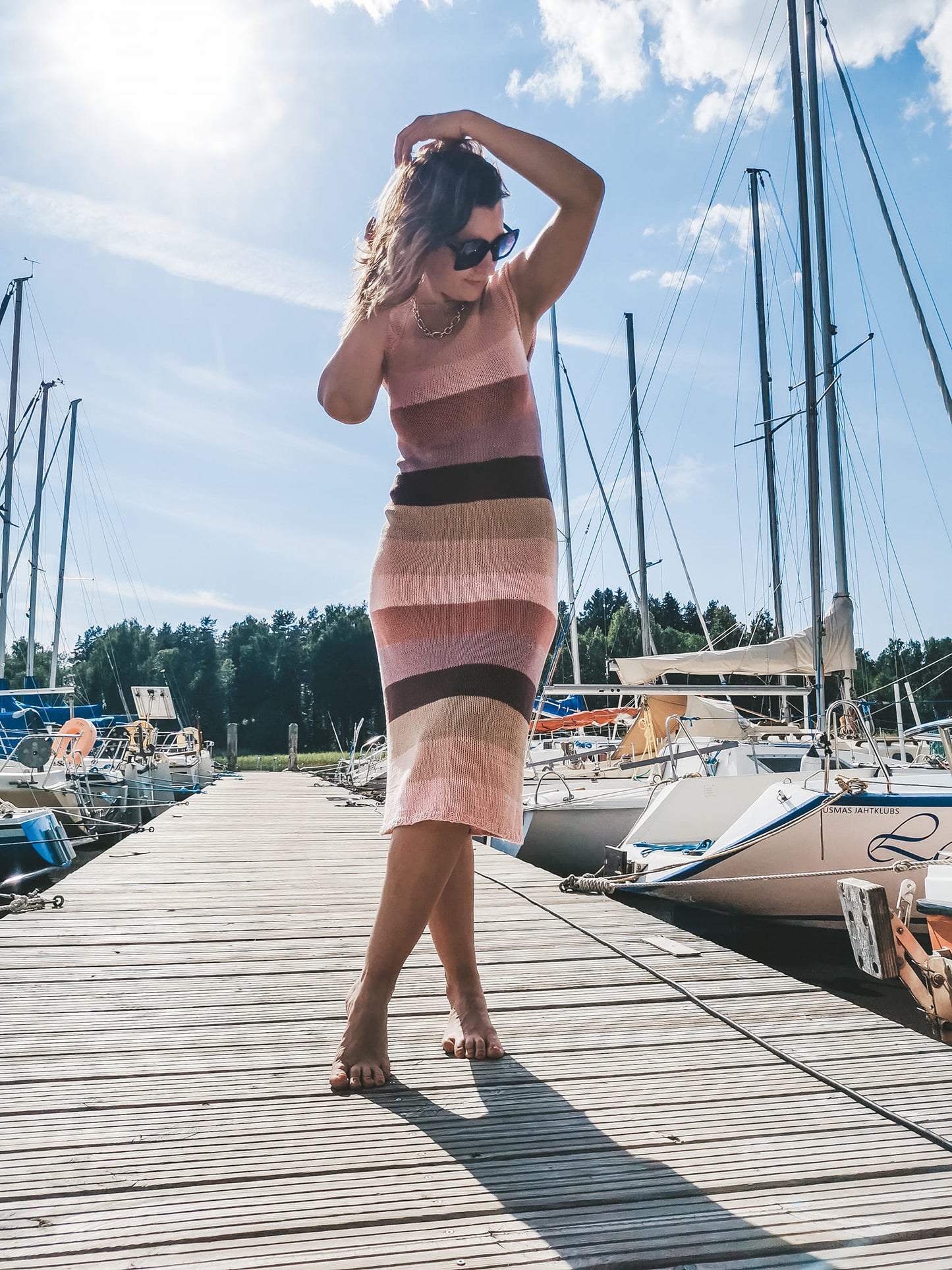 Adīšanas instrukcija "Kokvilnas kleita"