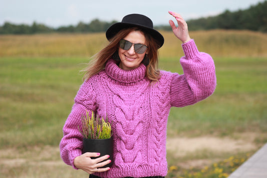 Džemperis ar pīnēm