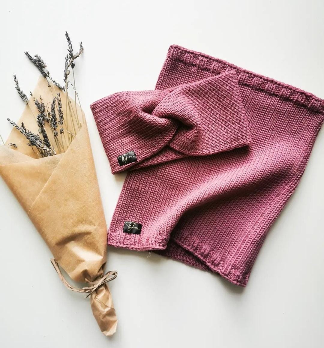 Komplekts merino ausaine + tuneļšalle