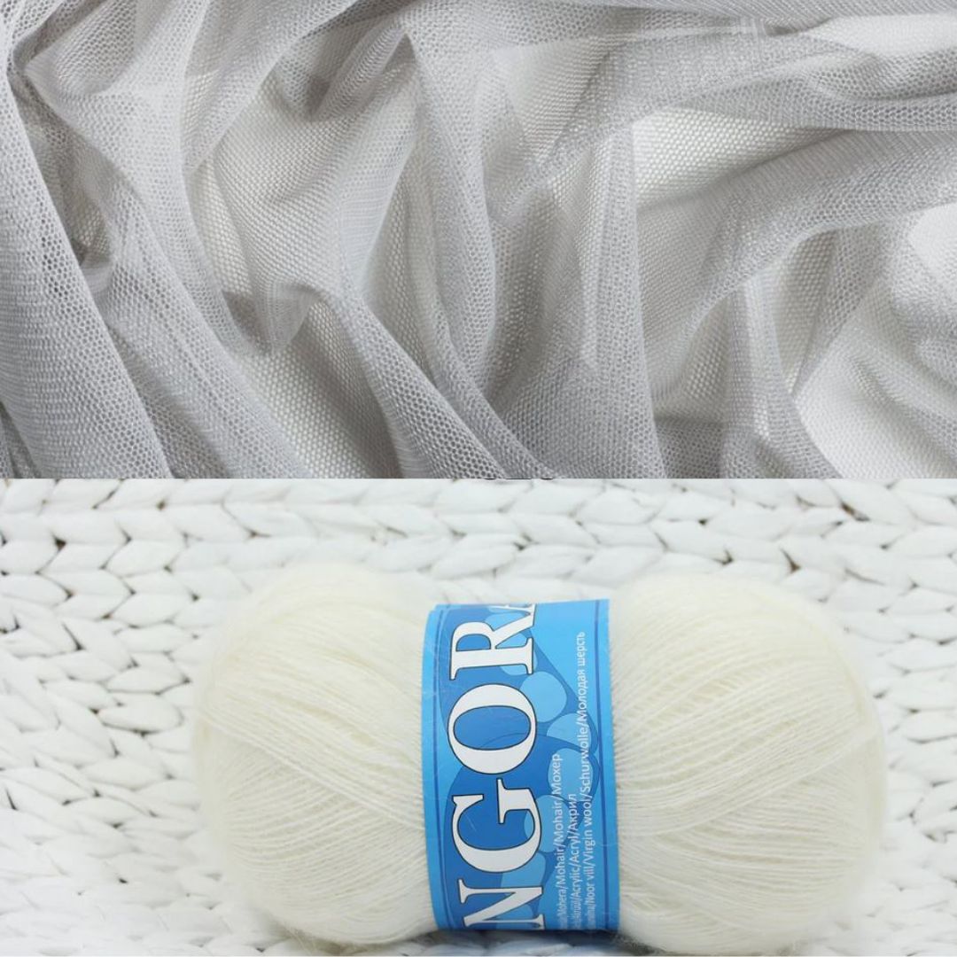 Mohēras tops ar tillu