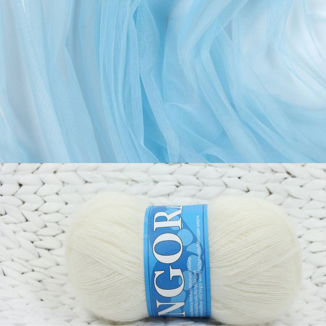 Mohēras tops ar tillu