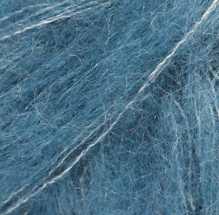 Oversize jaka no kidmohēras ar zīdu