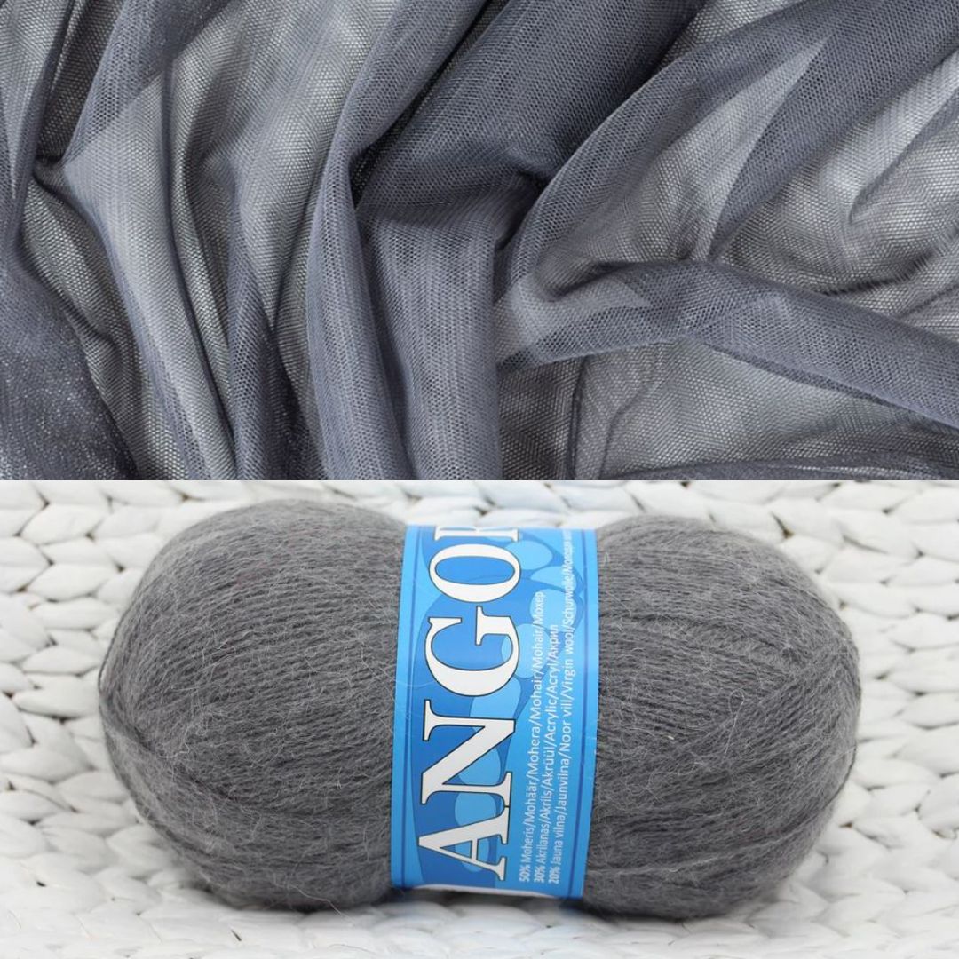 Mohēras tops ar tillu