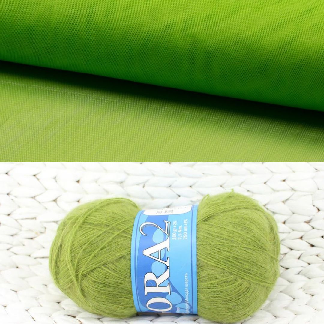 Mohēras tops ar tillu