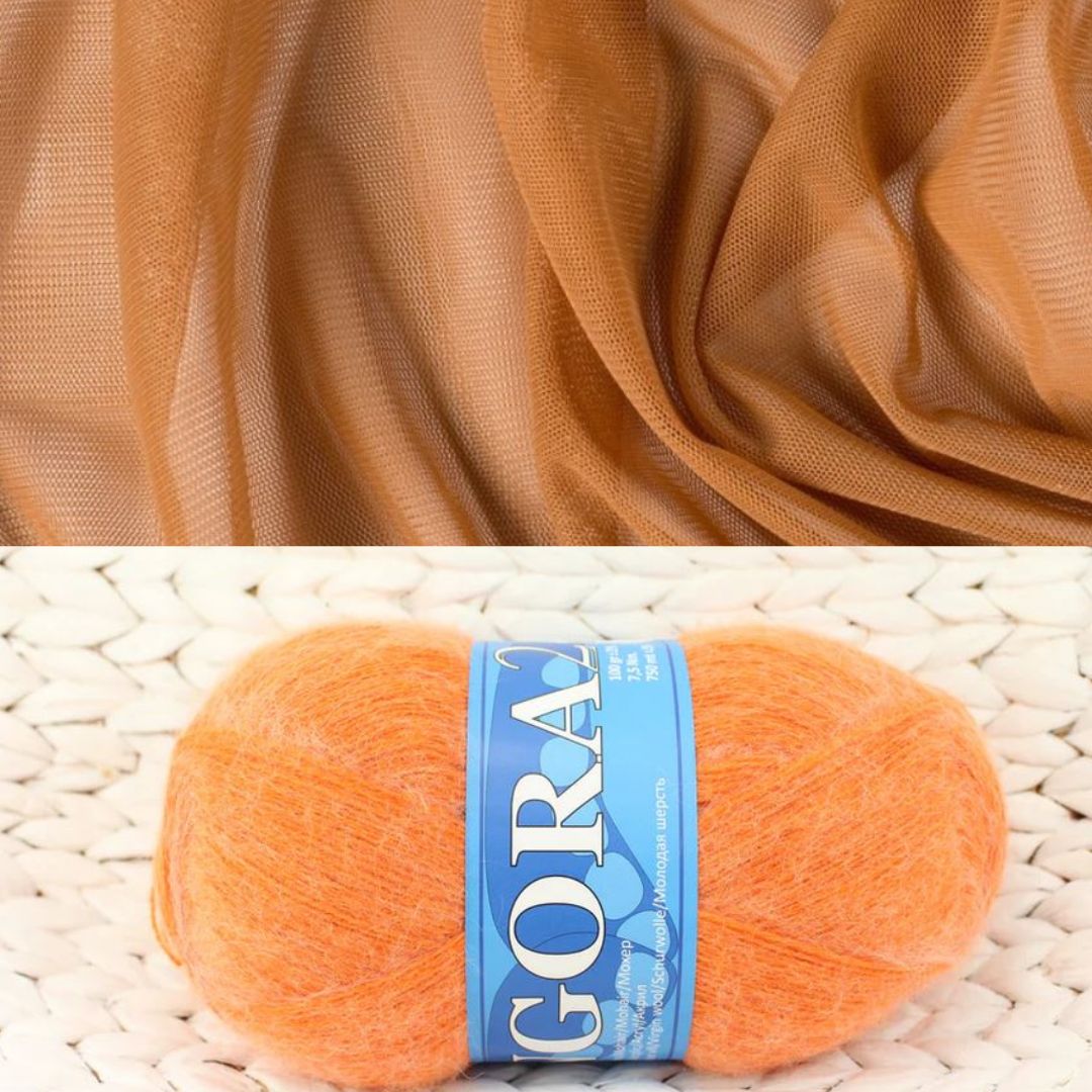 Mohēras tops ar tillu