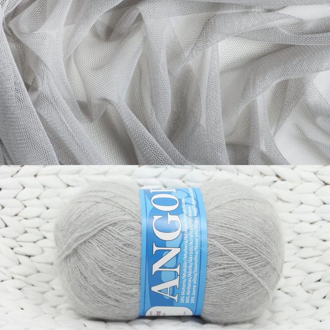 Mohēras tops ar tillu