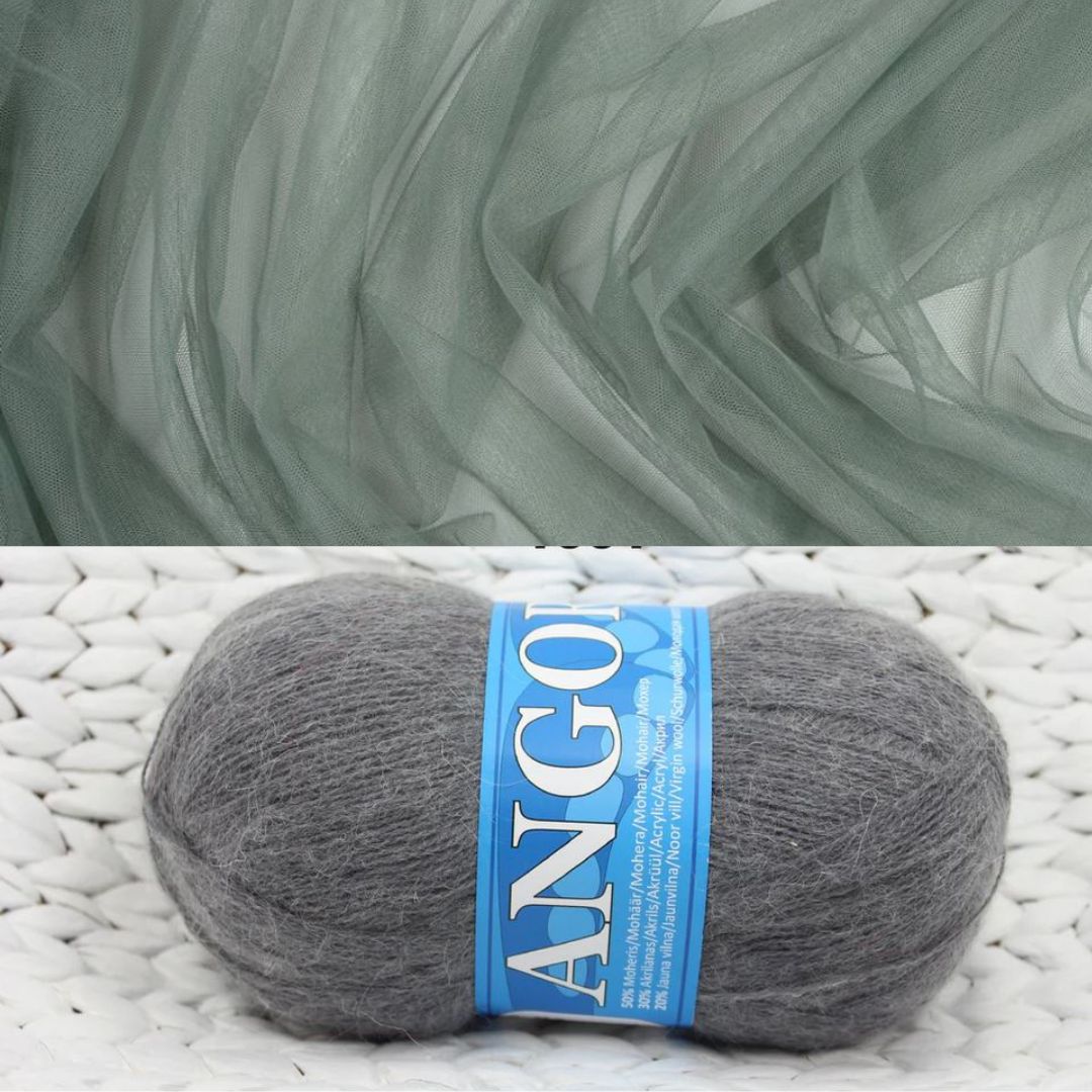 Mohēras tops ar tillu