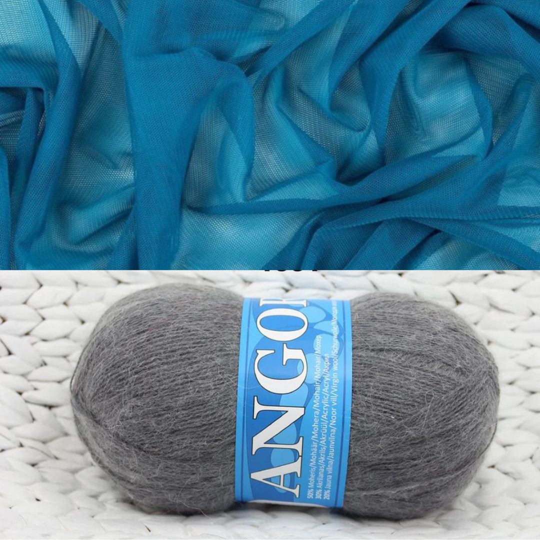 Mohēras tops ar tillu