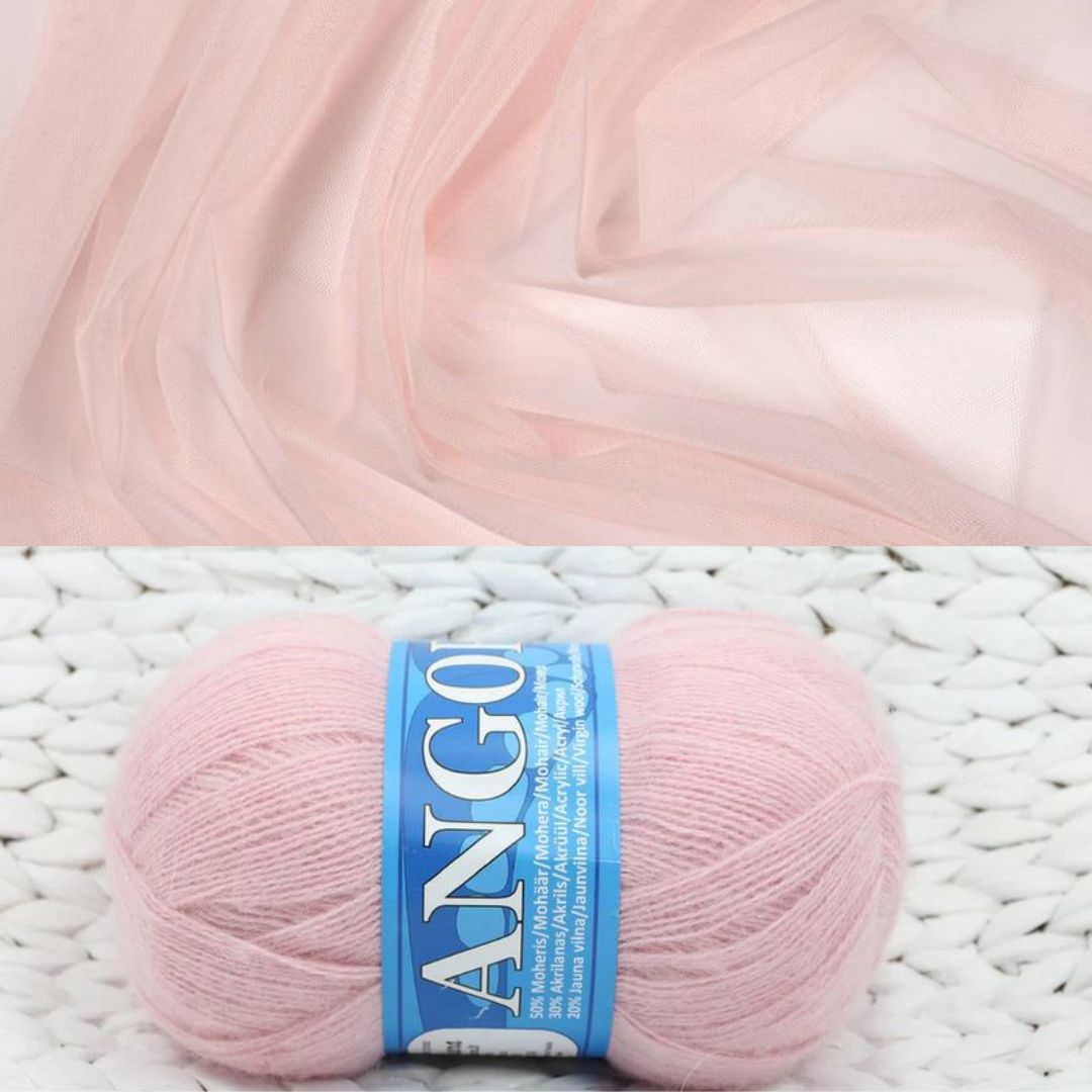 Mohēras tops ar tillu