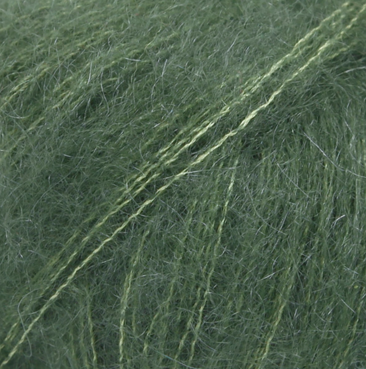 Oversize jaka no kidmohēras ar zīdu