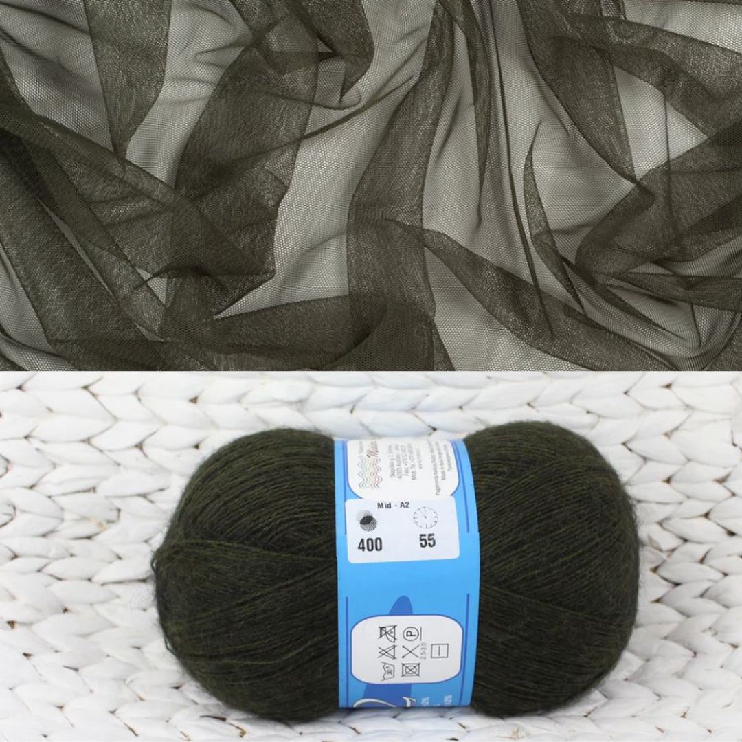 Mohēras tops ar tillu