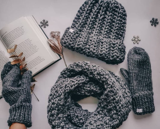 Meistarklase - liela apjoma cepure, dūraiņi, šalle