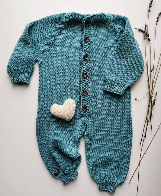 Merino kombinezons jaundzimušajiem